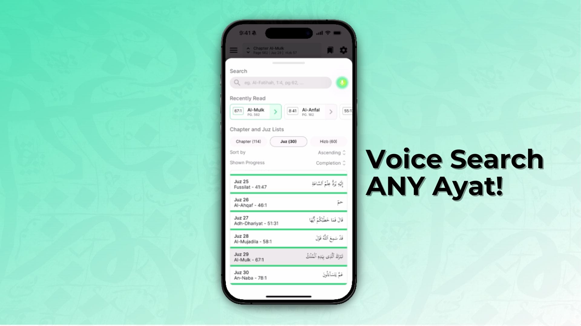 How to Search Quran Ayat by Voice post image